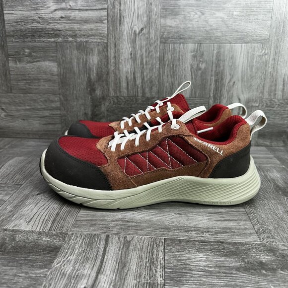 Merrell Alpine Men's size 9 Carbon Fiber Saftey Toe Work Shoes - Picture 2 of 7